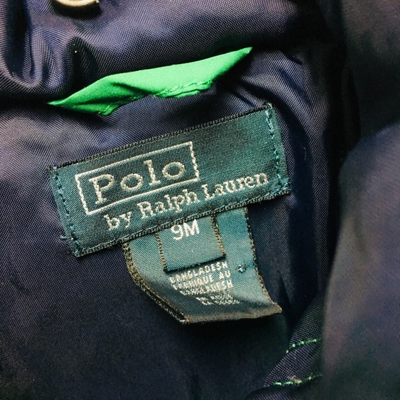 Polo Ralph Lauren Infant Puffer Jacket Size 9M - Picture 6 of 7